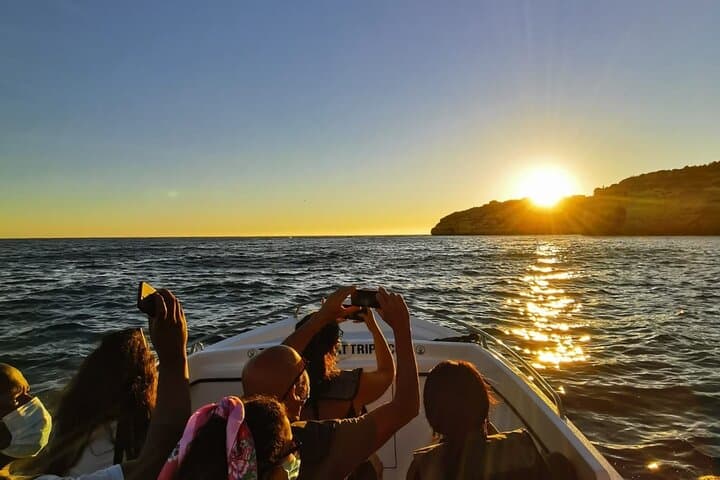 Benagil Caves Sunset Boat Tour with Small-Group