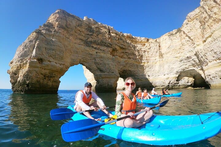 Kayaking Experience at Algarve Coastline Highlights Benagil caves