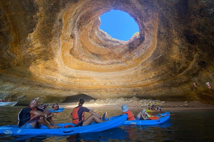 Benagil cave Kayak tour, small groups