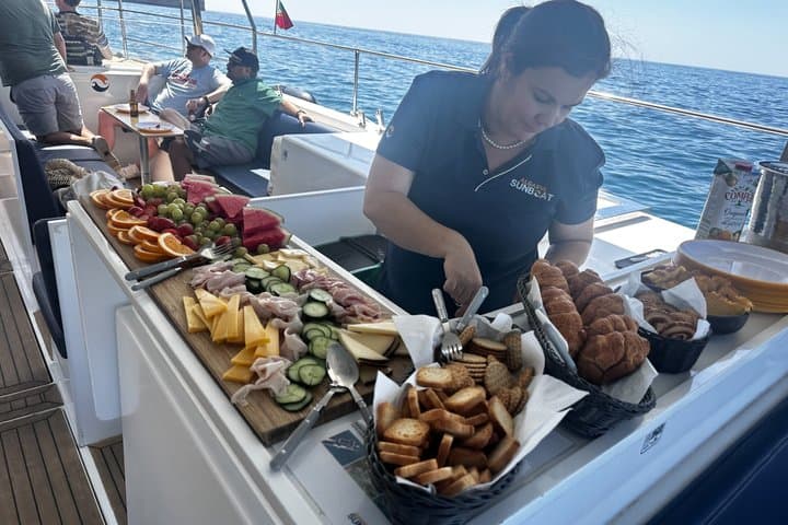 Benagil Caves and Picnic at Portimão Eco Catamaran Grand Tour