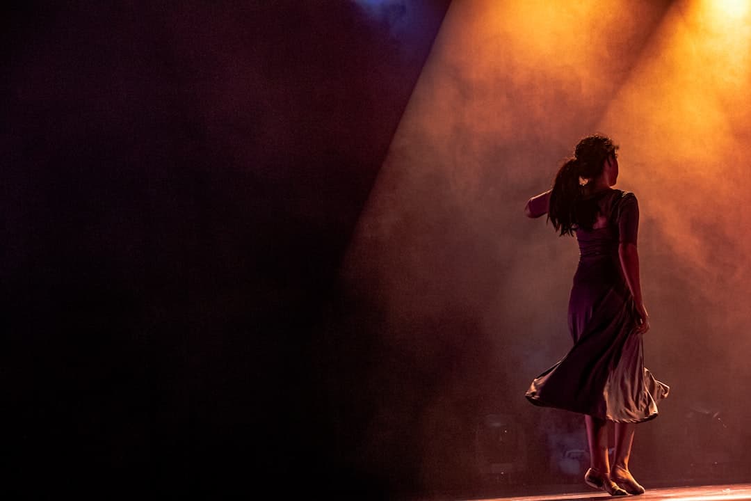 Marta Lima performing live on stage in concert at the Centro Cultural de Lagos in the Algarve